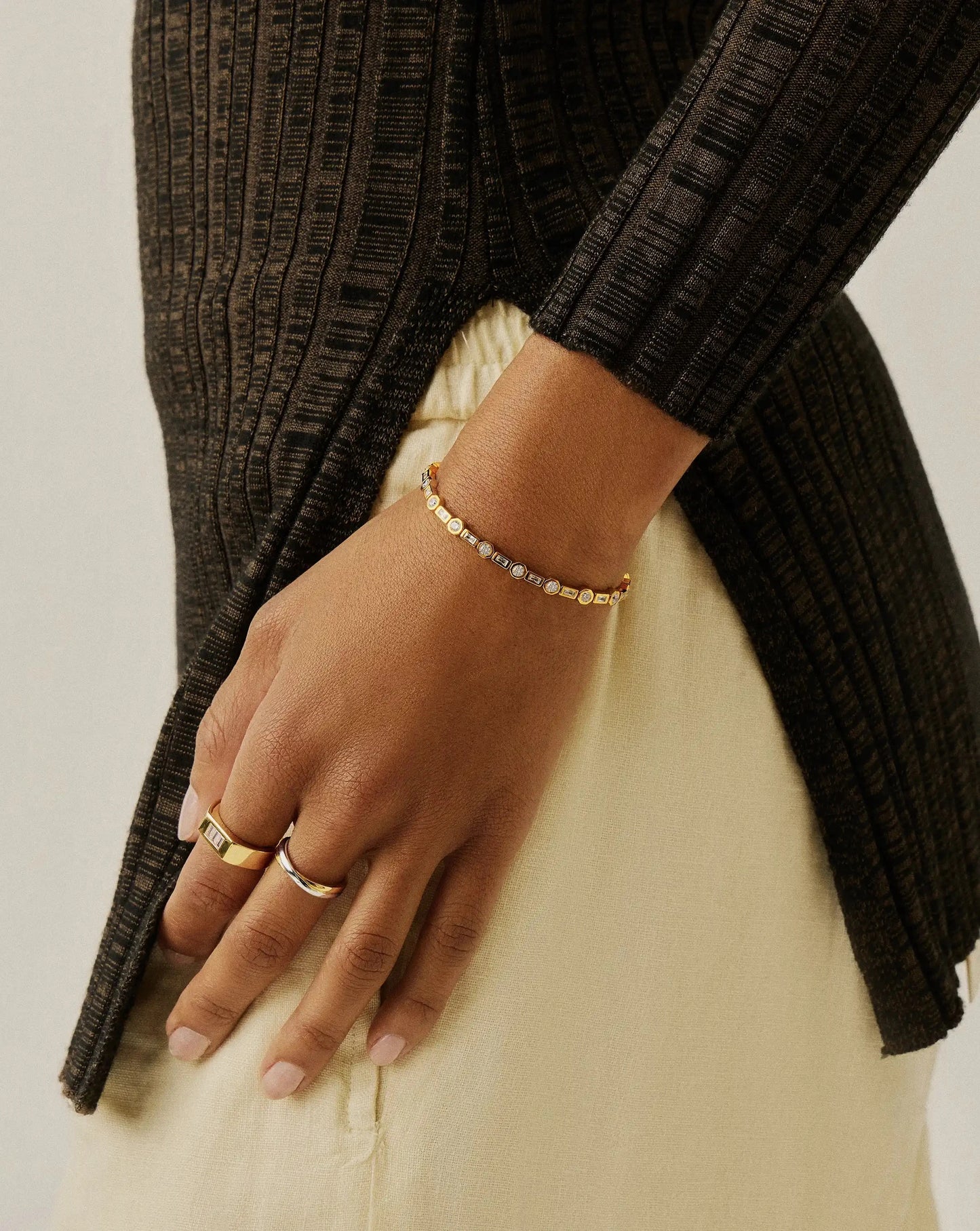 Lucy Williams Tennis Bracelet | 18ct Gold Vermeil Bracelets Missoma 