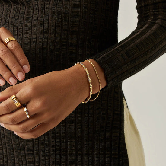 Lucy Williams Tennis Bracelet | 18ct Gold Vermeil Bracelets Missoma 