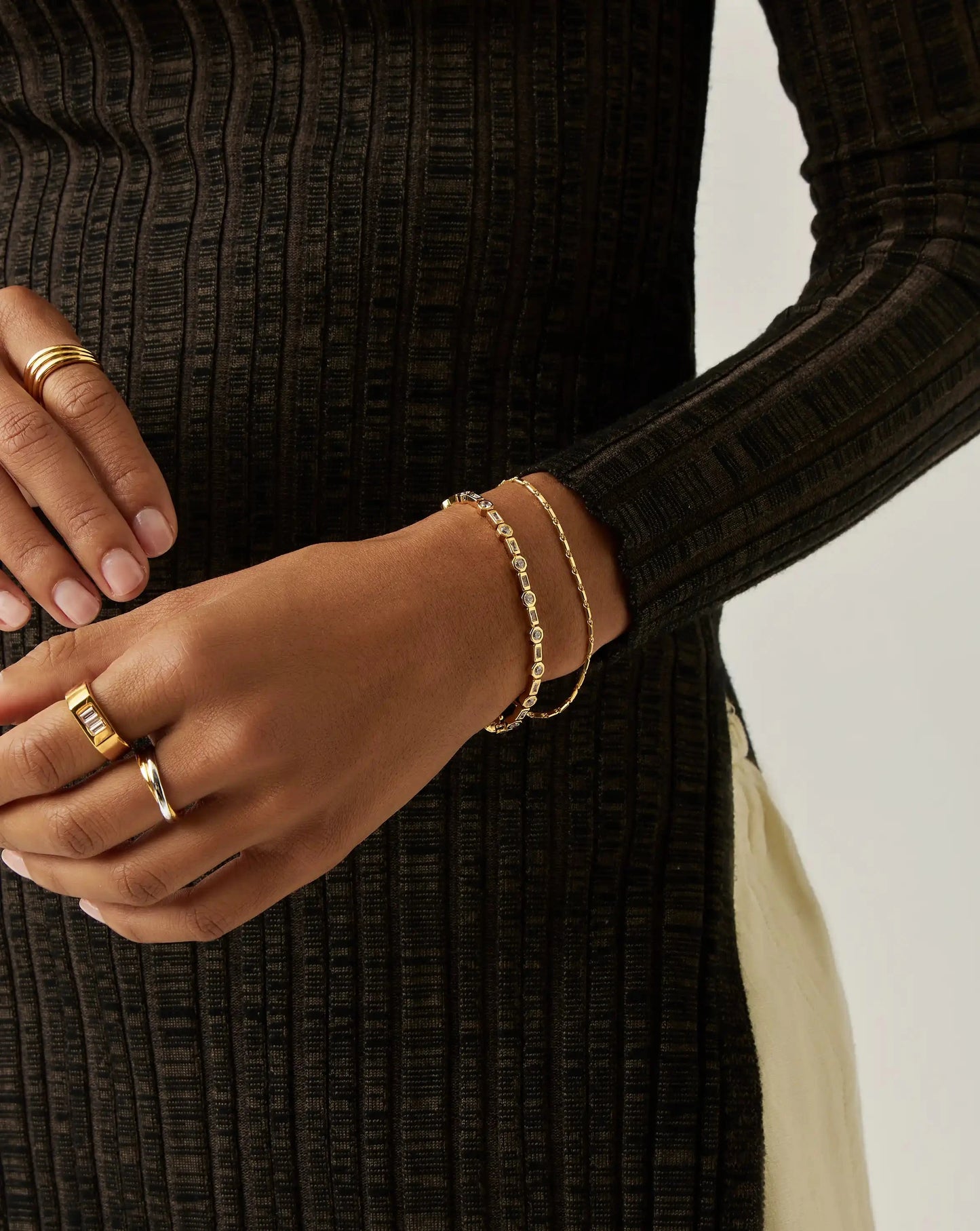 Lucy Williams Tennis Bracelet | 18ct Gold Vermeil Bracelets Missoma 