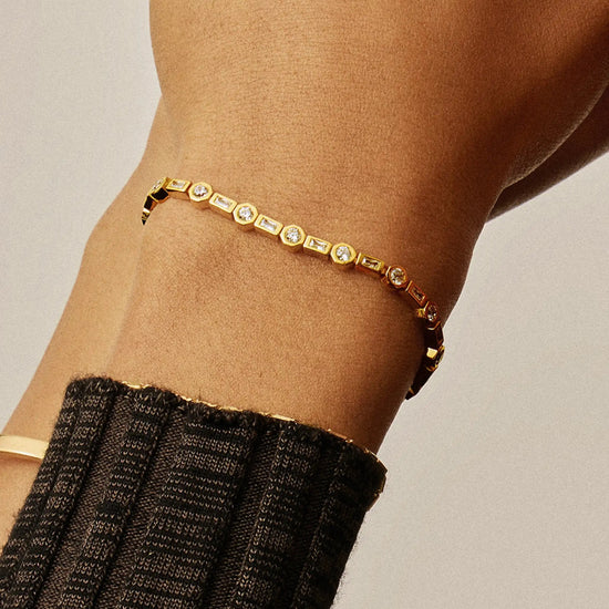 Lucy Williams Tennis Bracelet | 18ct Gold Vermeil Bracelets Missoma 