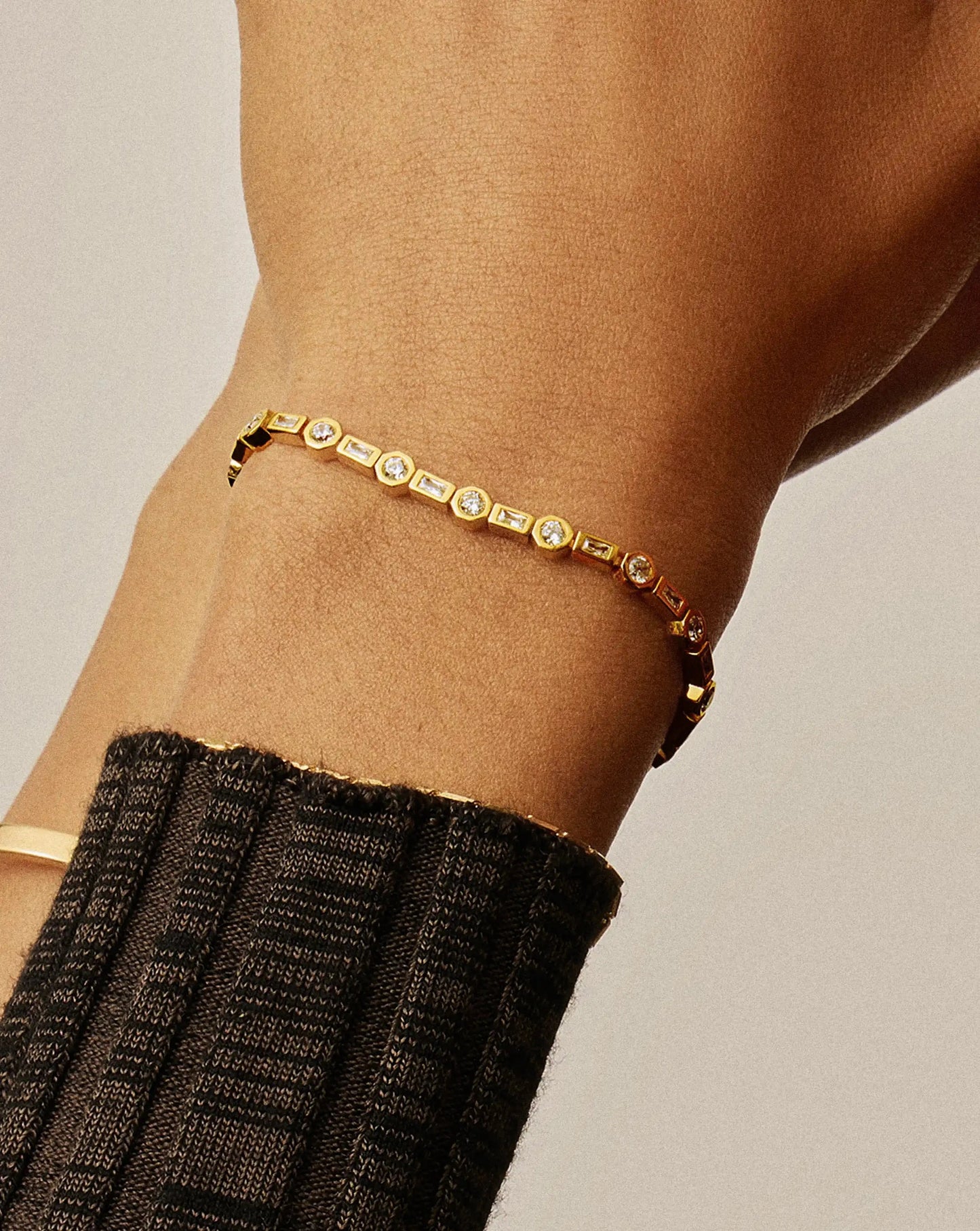Lucy Williams Tennis Bracelet | 18ct Gold Vermeil Bracelets Missoma 