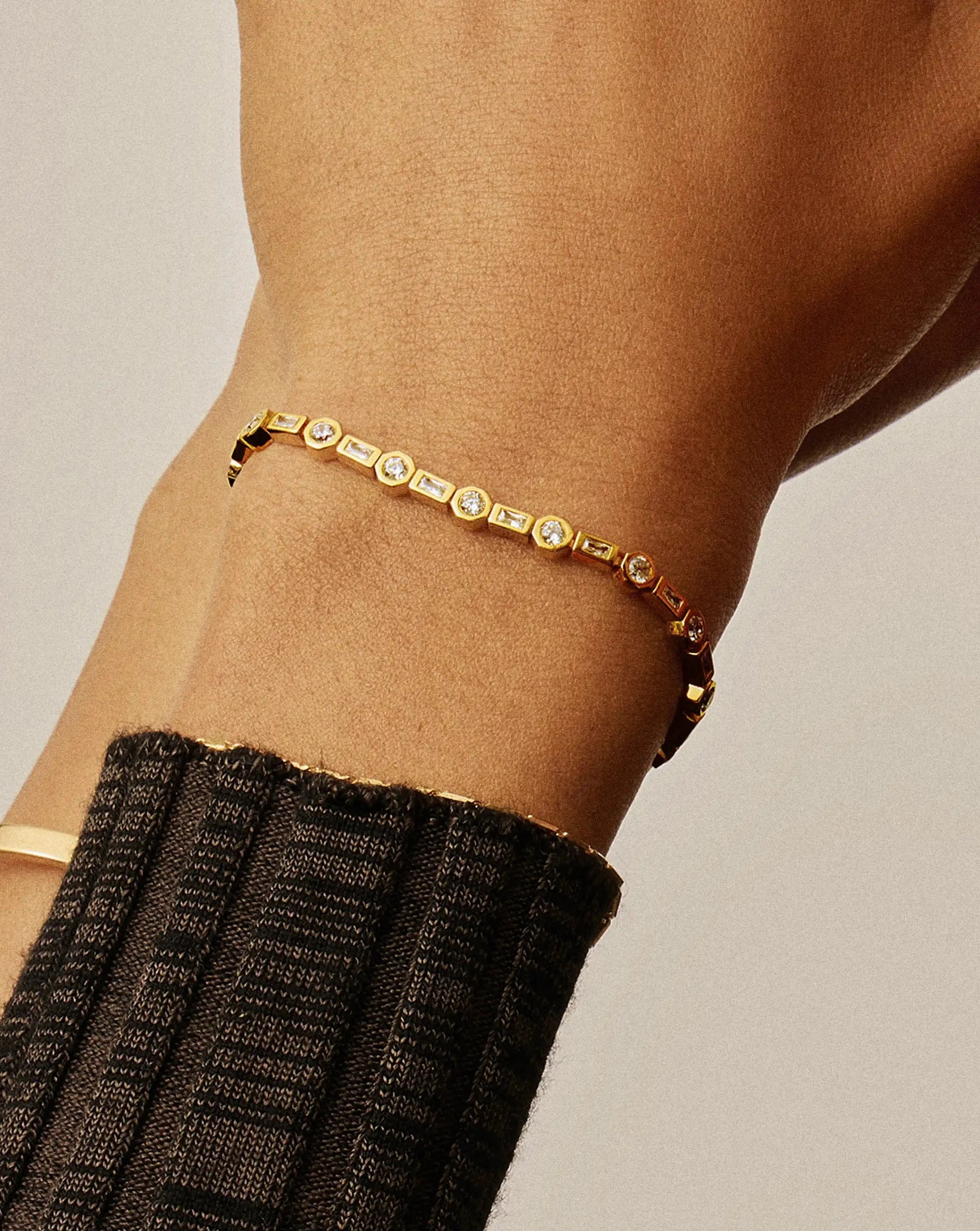 Lucy Williams Tennis Bracelet | 18ct Gold Vermeil Bracelets Missoma 