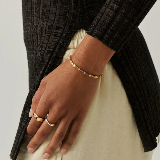 Lucy Williams Tennis Bracelet | 18ct Gold Vermeil Bracelets Missoma 