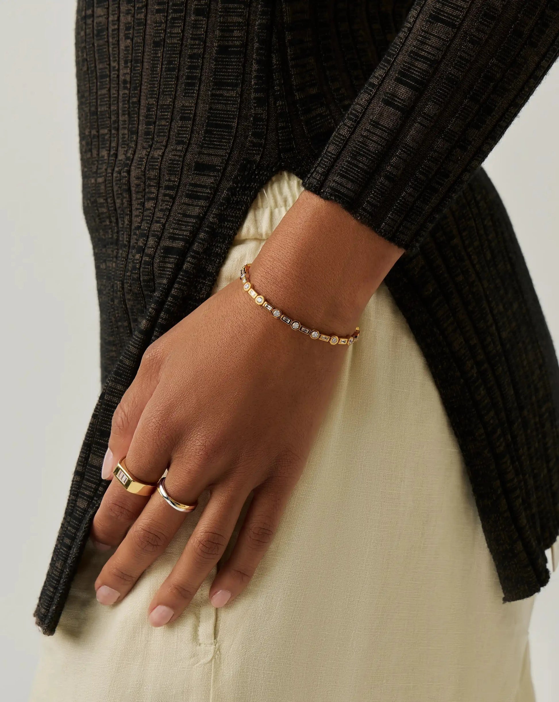 Lucy Williams Tennis Bracelet | 18ct Gold Vermeil Bracelets Missoma 