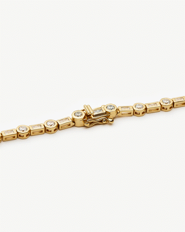 Lucy Williams Tennis Necklace | 18ct Gold Plated Necklaces Missoma 