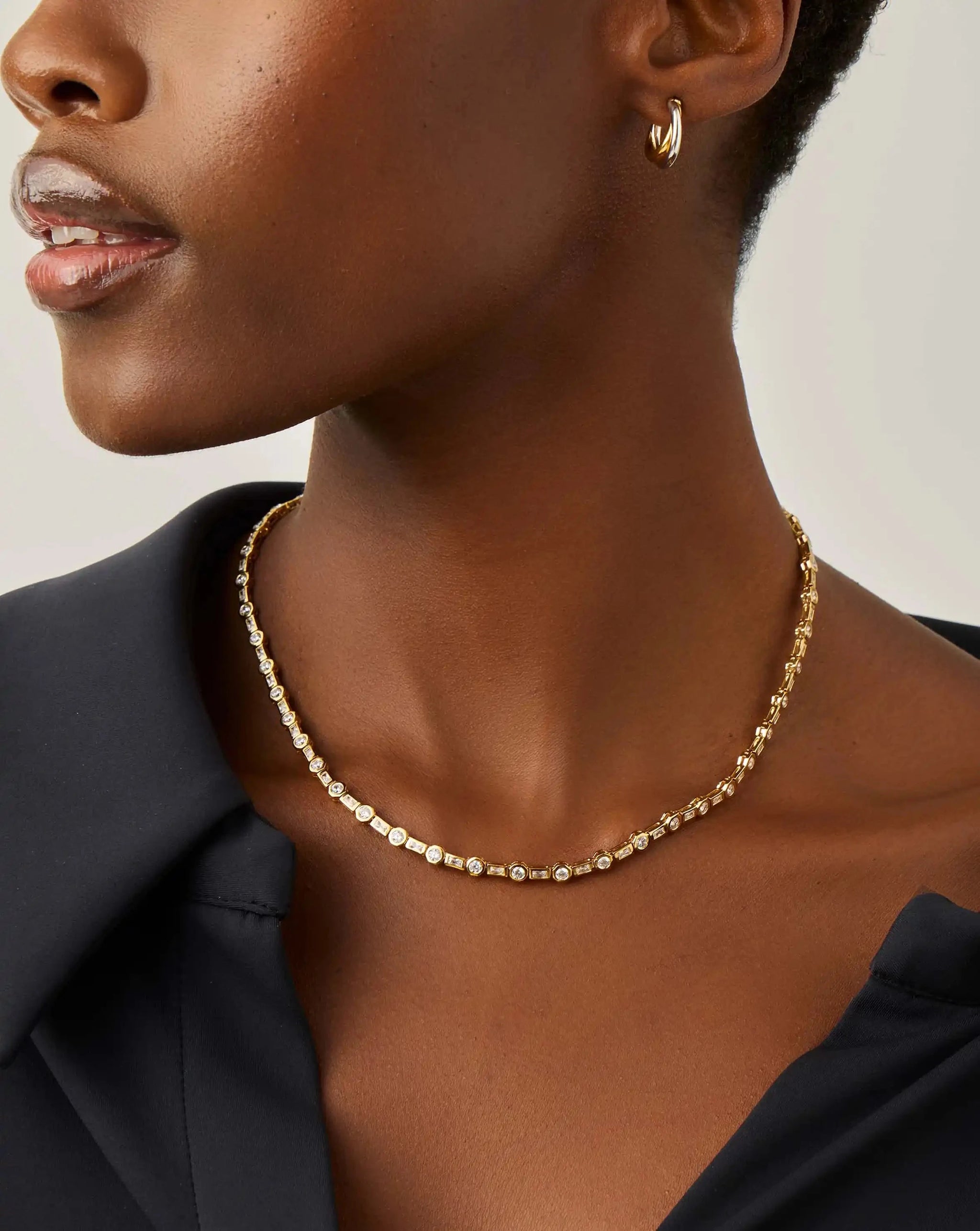 Lucy Williams Tennis Necklace | 18ct Gold Plated Necklaces Missoma 