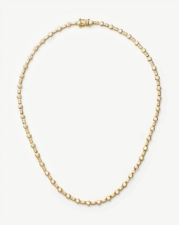 Lucy Williams Tennis Necklace | 18ct Gold Plated Necklaces Missoma 