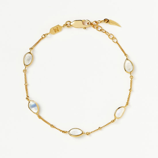 Magma Gemstone Charm Bracelet | 18ct Recycled Gold Vermeil on Recycled Sterling Silver Bracelets Missoma 