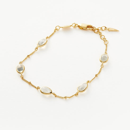 Magma Gemstone Charm Bracelet | 18ct Recycled Gold Vermeil on Recycled Sterling Silver Bracelets Missoma 