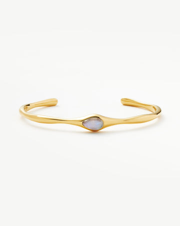Magma Gemstone Cuff Bracelet | 18ct Recycled Gold Vermeil on Recycled Sterling Silver Bracelets Missoma 