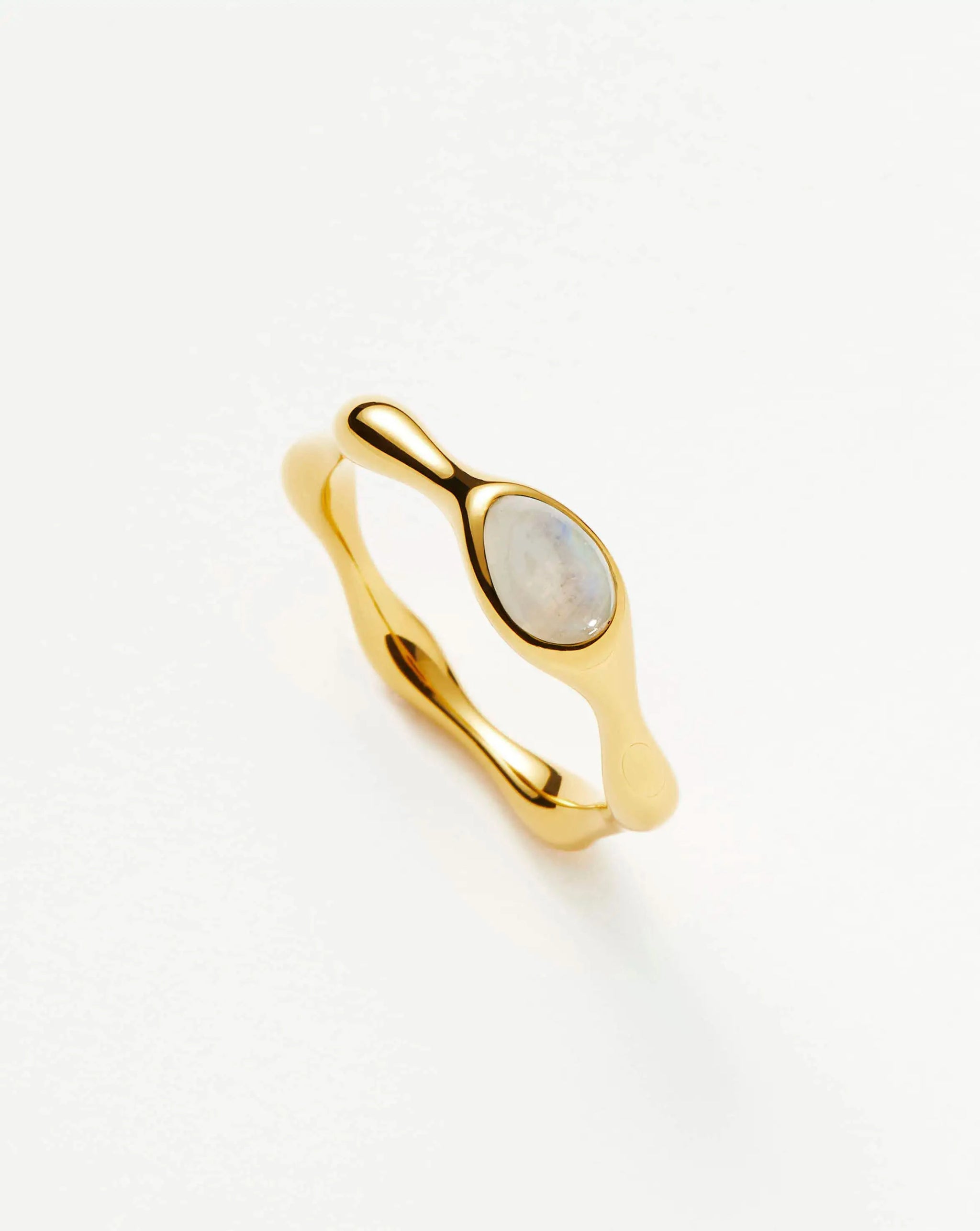 Magma Gemstone Stacking Ring | 18ct Gold Plated Rings Missoma 