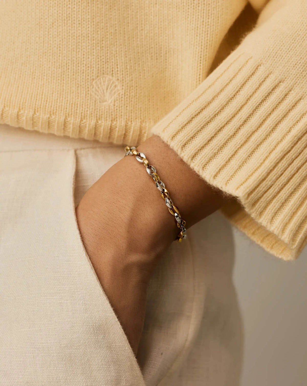 Mariner Chain Bracelet | 18ct Gold Plated/Platinum Plated Bracelets Missoma 