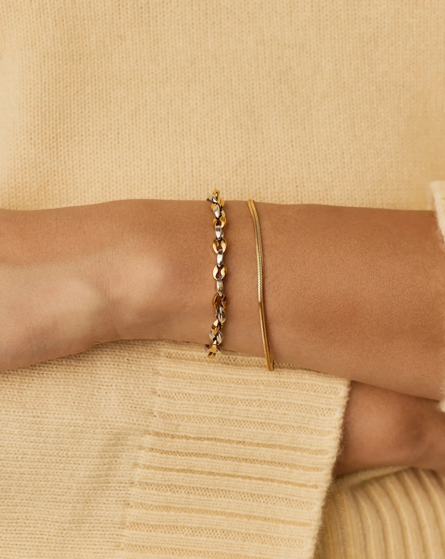 Mariner Chain Bracelet | 18ct Gold Plated/Platinum Plated Bracelets Missoma 