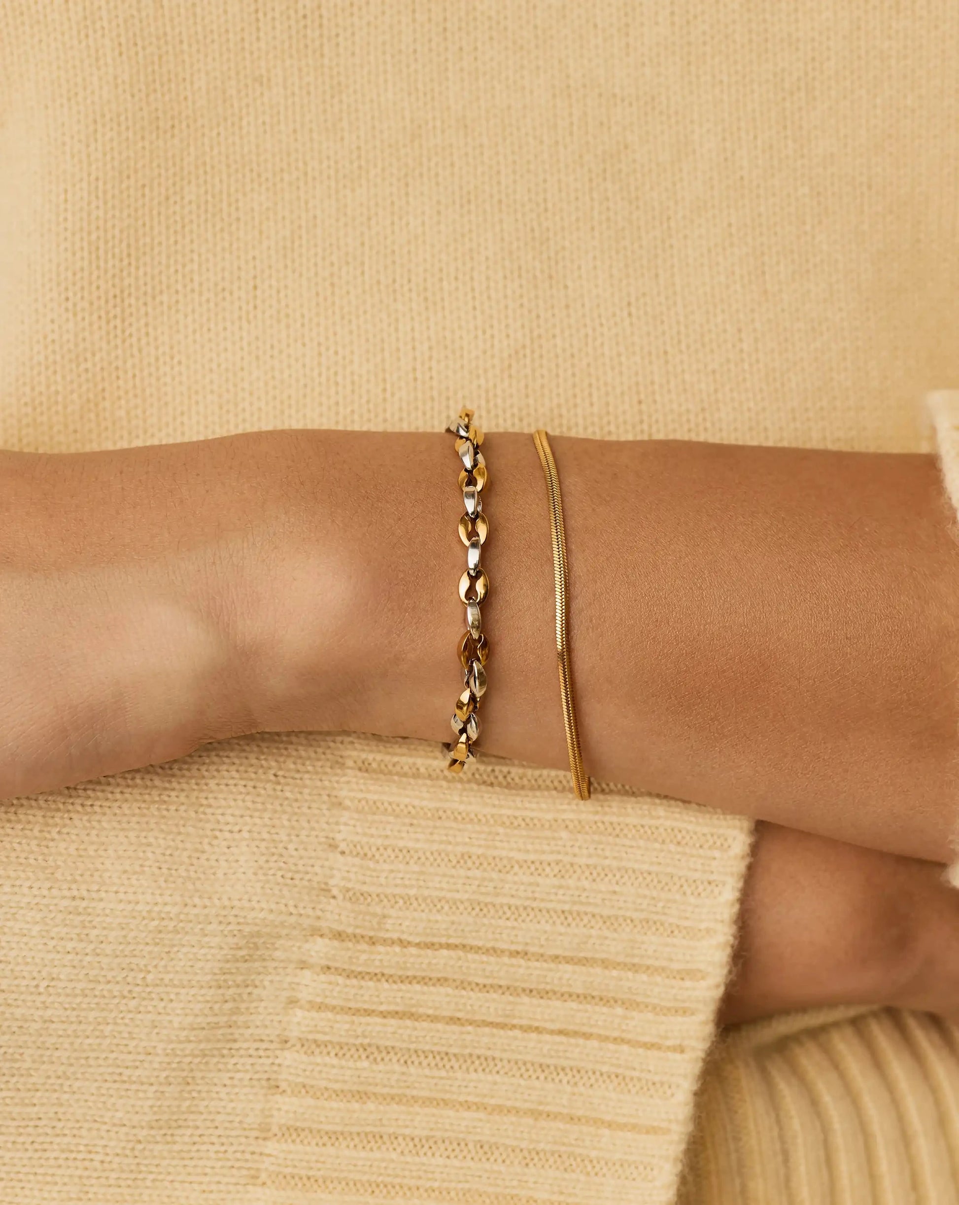 Mariner Chain Bracelet | 18ct Gold Plated/Platinum Plated Bracelets Missoma 