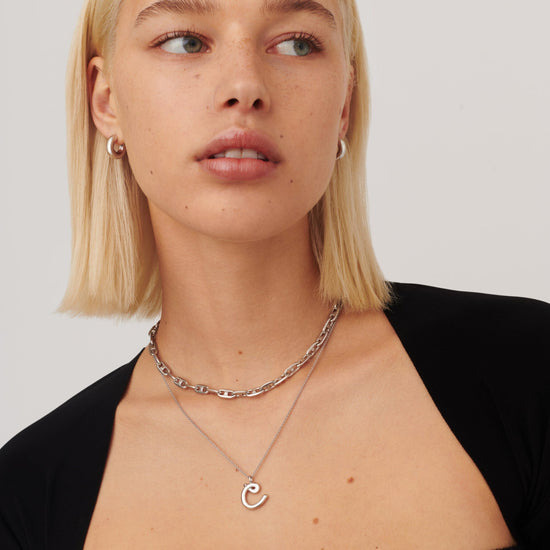 Mariner Chain Choker | Silver Plated Necklaces Missoma 