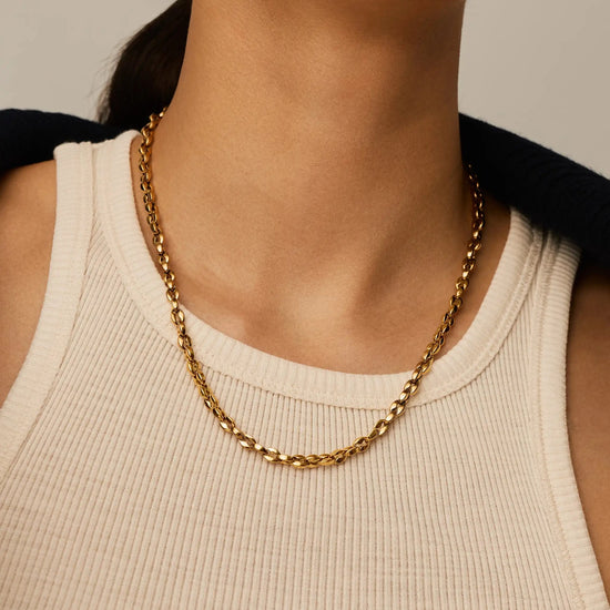 Mariner Medium Chain Necklace | 18ct Gold Plated Necklaces Missoma 