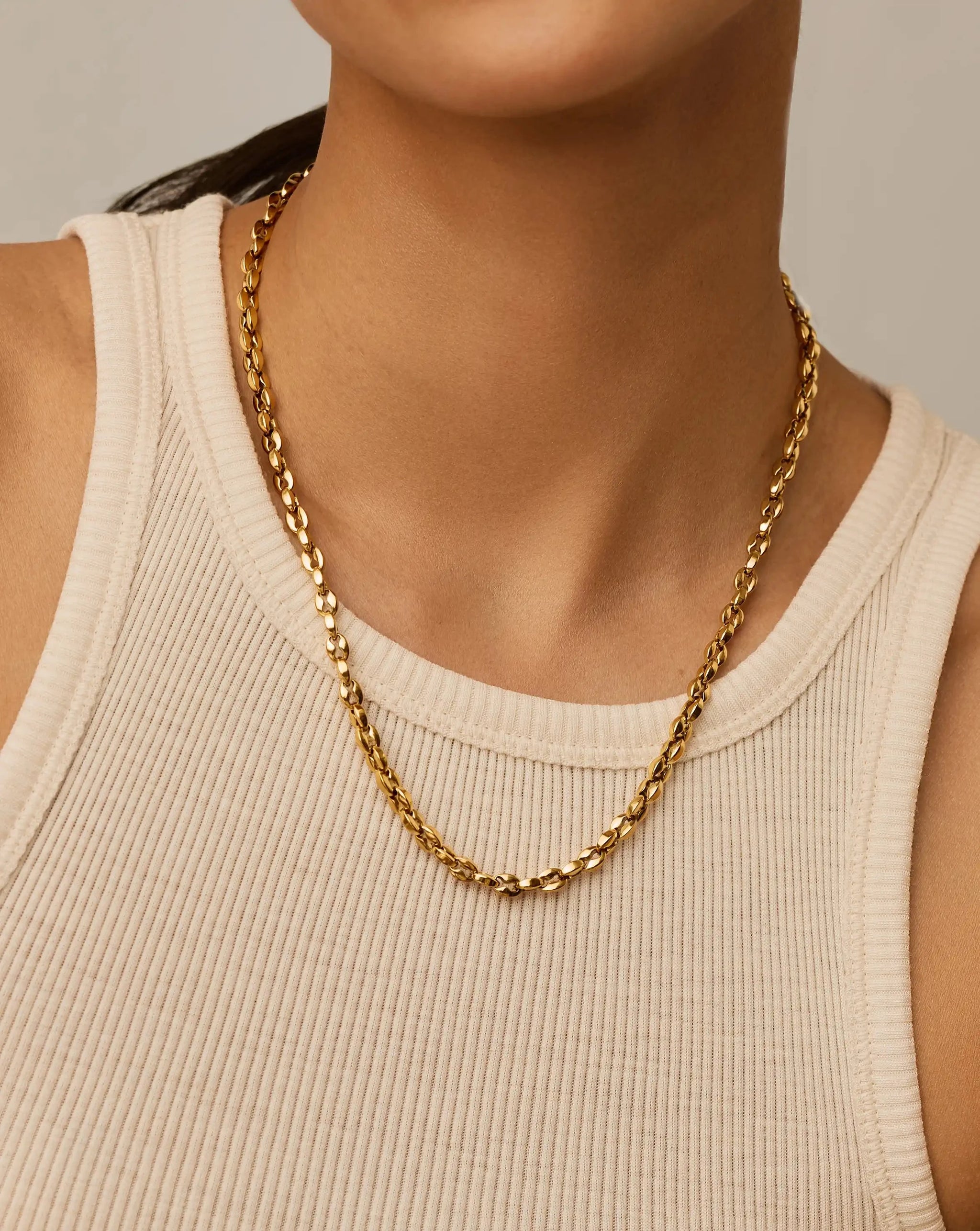 Mariner Medium Chain Necklace | 18ct Gold Plated Necklaces Missoma 