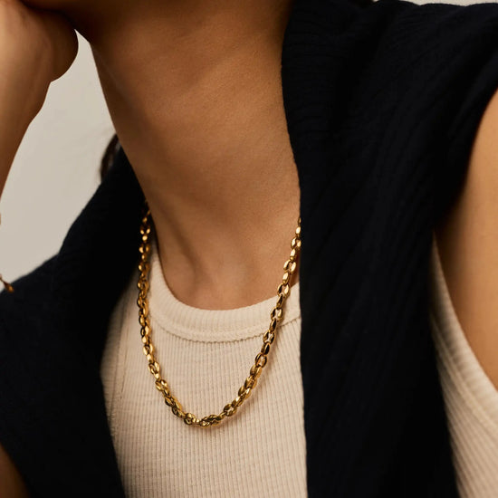 Mariner Medium Chain Necklace | 18ct Gold Plated Necklaces Missoma 