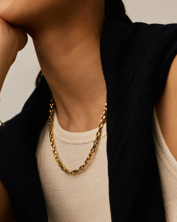 Mariner Medium Chain Necklace | 18ct Gold Plated Necklaces Missoma 