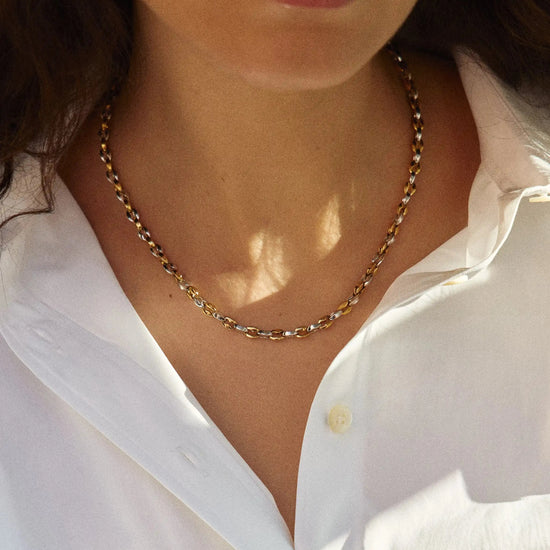 Mariner Short Chain Necklace | 18ct Gold Plated/Platinum Plated Necklaces Missoma 