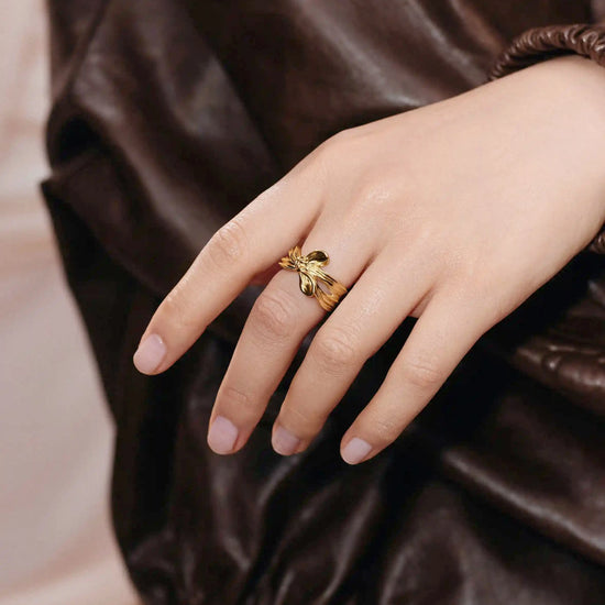 MARKGONG Bow Ring | 18ct Gold Plated Rings Missoma 