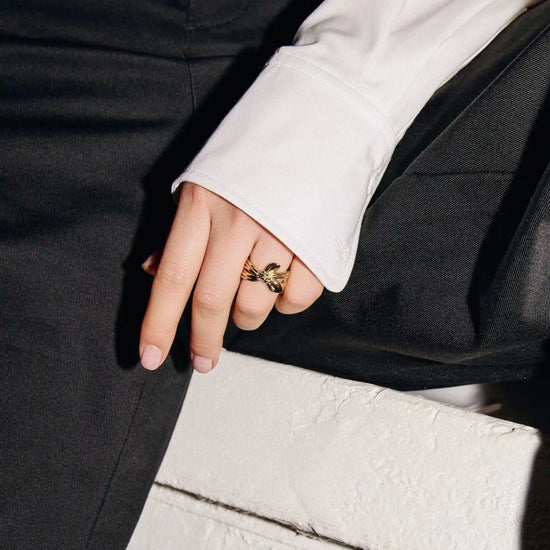 MARKGONG Bow Ring | 18ct Gold Plated Rings Missoma 