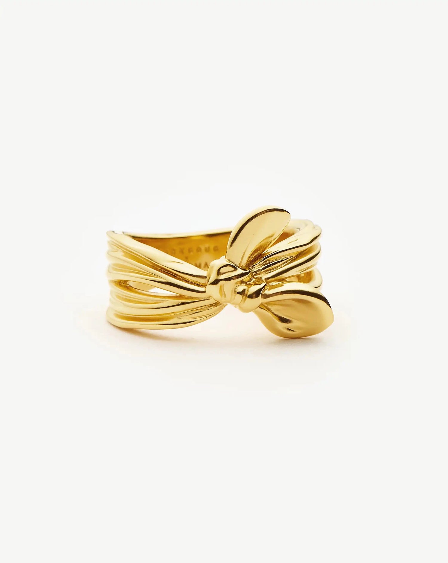 MARKGONG Bow Ring | 18ct Gold Plated Rings Missoma 