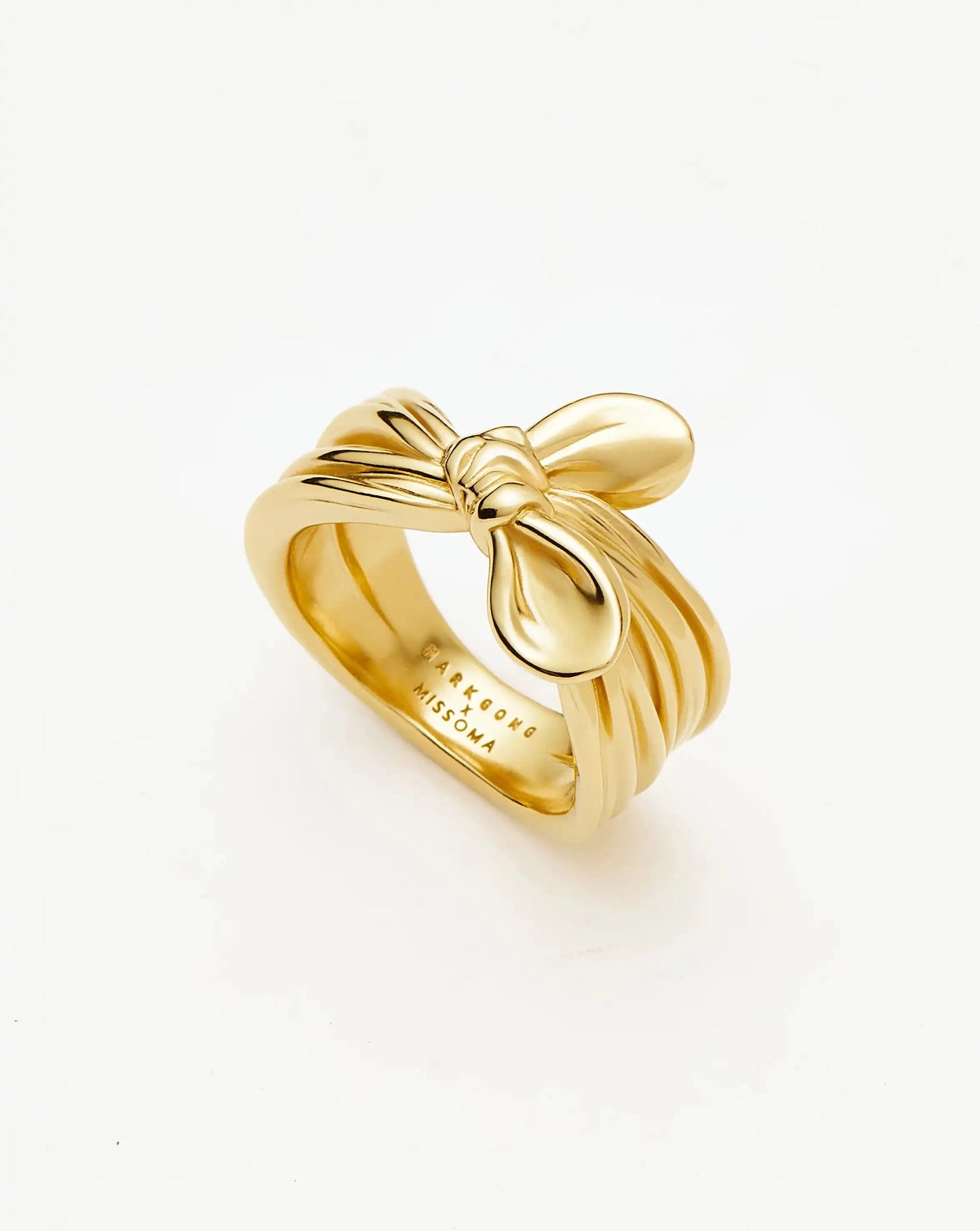 MARKGONG Bow Ring | 18ct Gold Plated Rings Missoma 