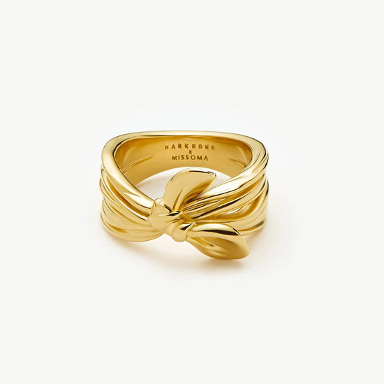 MARKGONG Bow Ring | 18ct Gold Plated Rings Missoma 