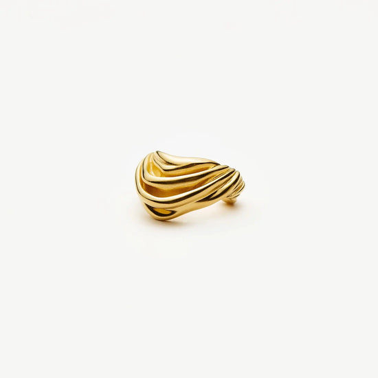 MARKGONG Draped Ear Cuff | 18ct Gold Plated Earrings Missoma 