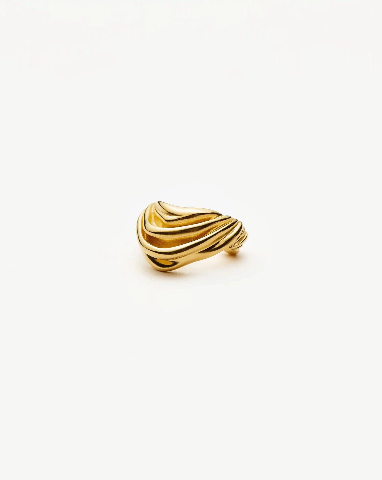MARKGONG Draped Ear Cuff | 18ct Gold Plated Earrings Missoma 