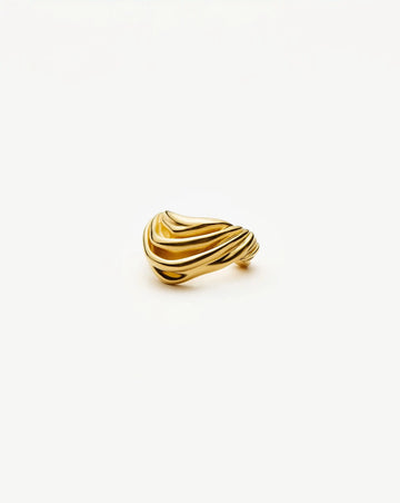 MARKGONG Draped Ear Cuff | 18ct Gold Plated Earrings Missoma 