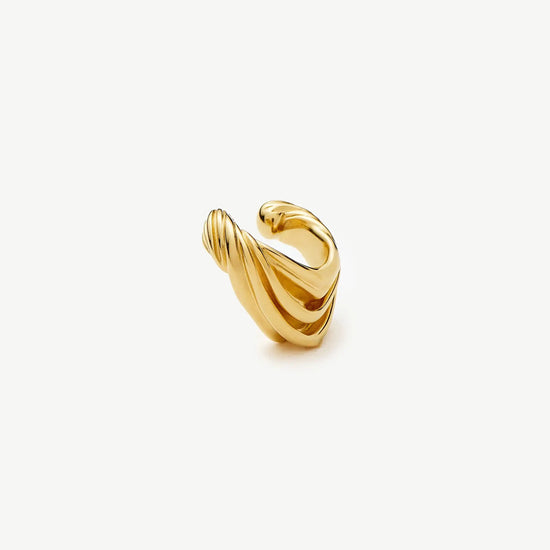 MARKGONG Draped Ear Cuff | 18ct Gold Plated Earrings Missoma 