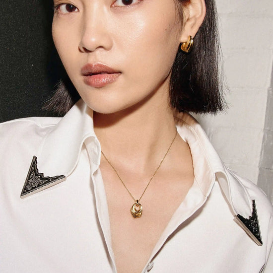 MARKGONG Draped Pendant Necklace | 18ct Gold Plated Necklaces Missoma 
