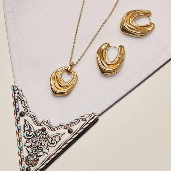 MARKGONG Draped Pendant Necklace | 18ct Gold Plated Necklaces Missoma 