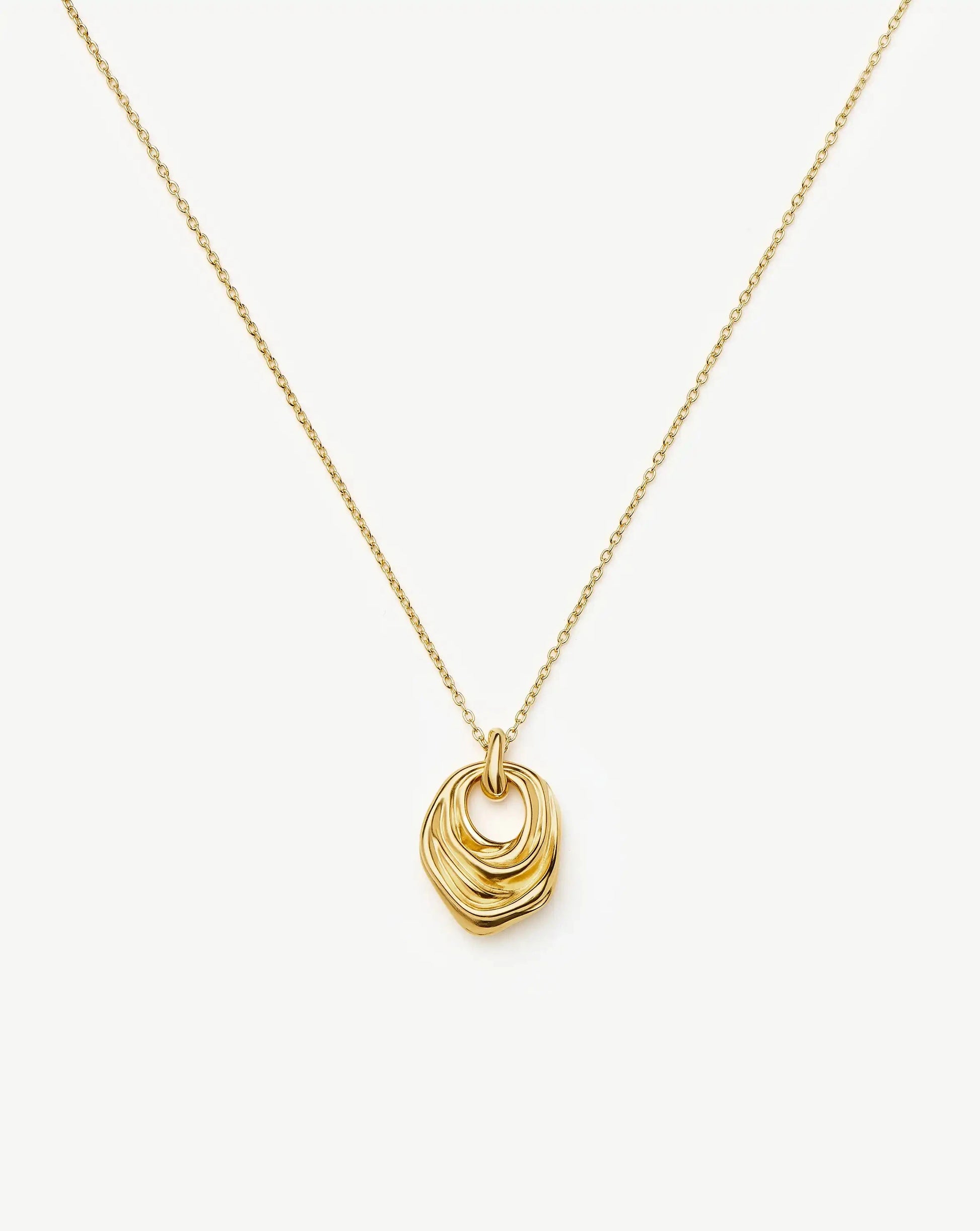 MARKGONG Draped Pendant Necklace | 18ct Gold Plated Necklaces Missoma 
