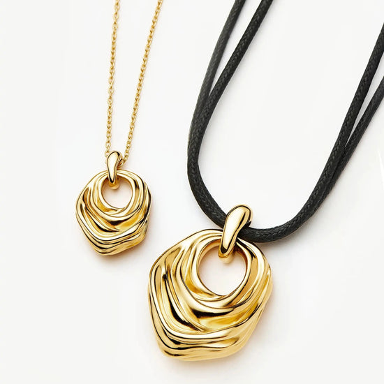 MARKGONG Draped Statement Cord Necklace | 18ct Gold Plated Necklaces Missoma 