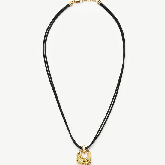 MARKGONG Draped Statement Cord Necklace | 18ct Gold Plated Necklaces Missoma 