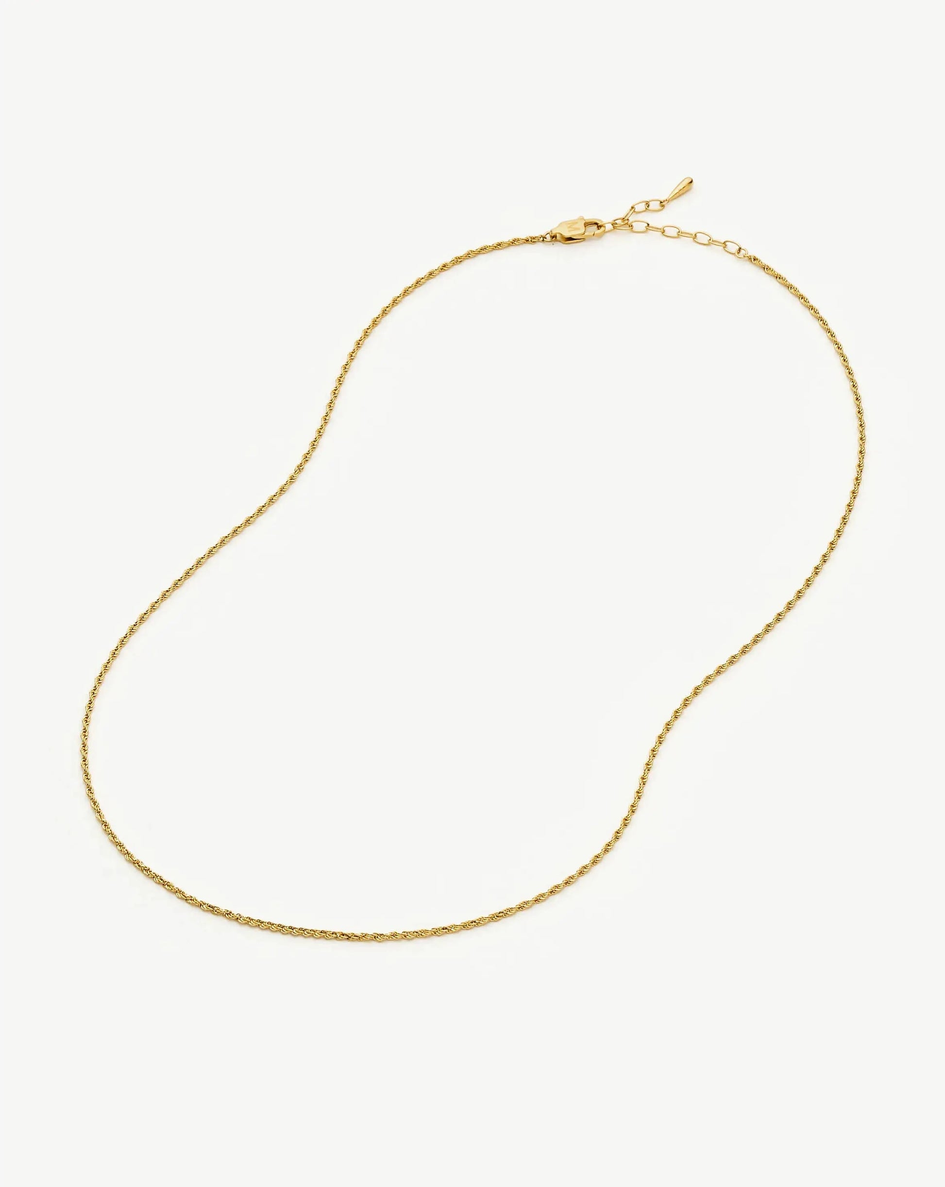 Medium Rope Chain Necklace | 18ct Gold Plated Necklaces Missoma 