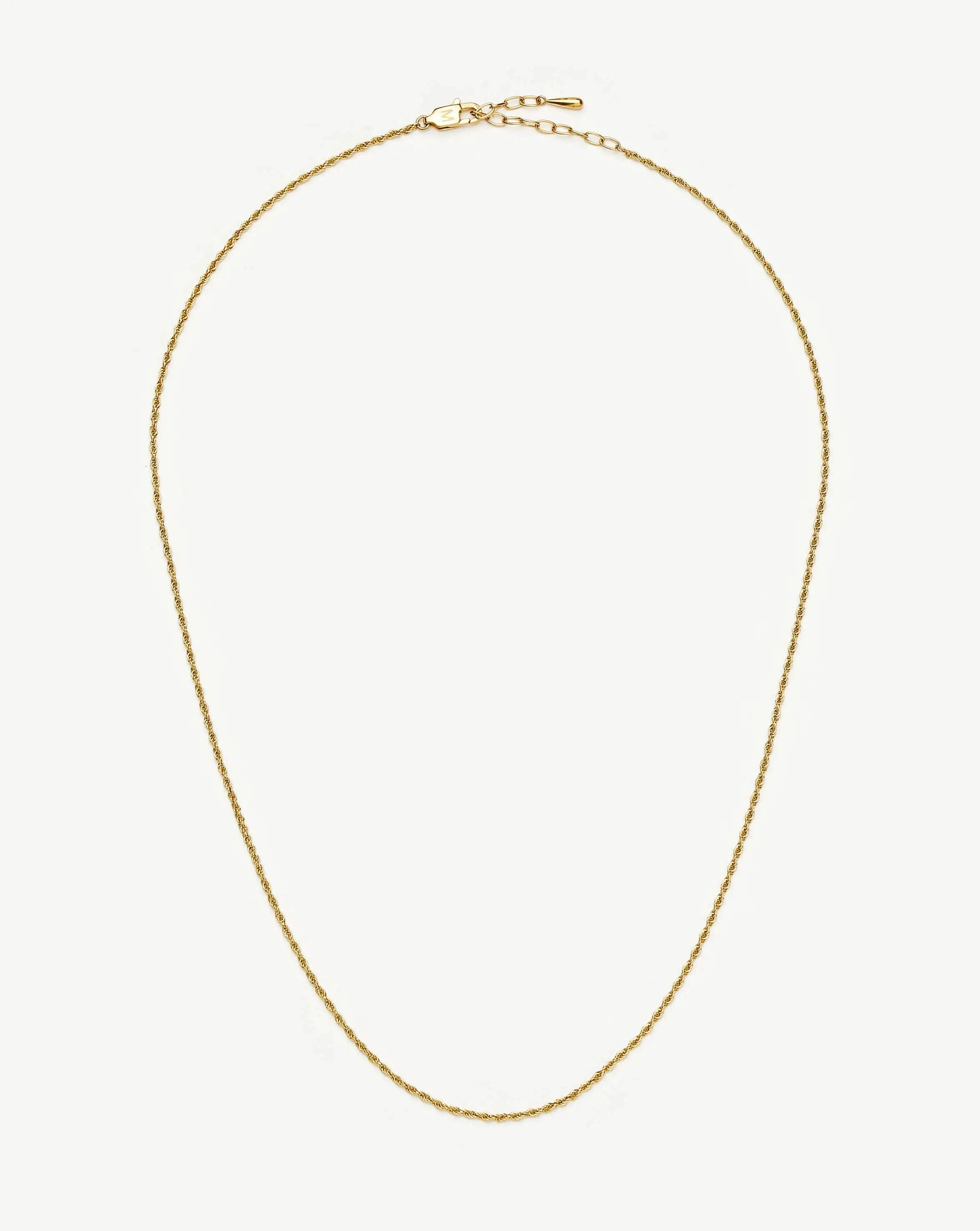 Medium Rope Chain Necklace | 18ct Gold Plated Necklaces Missoma 