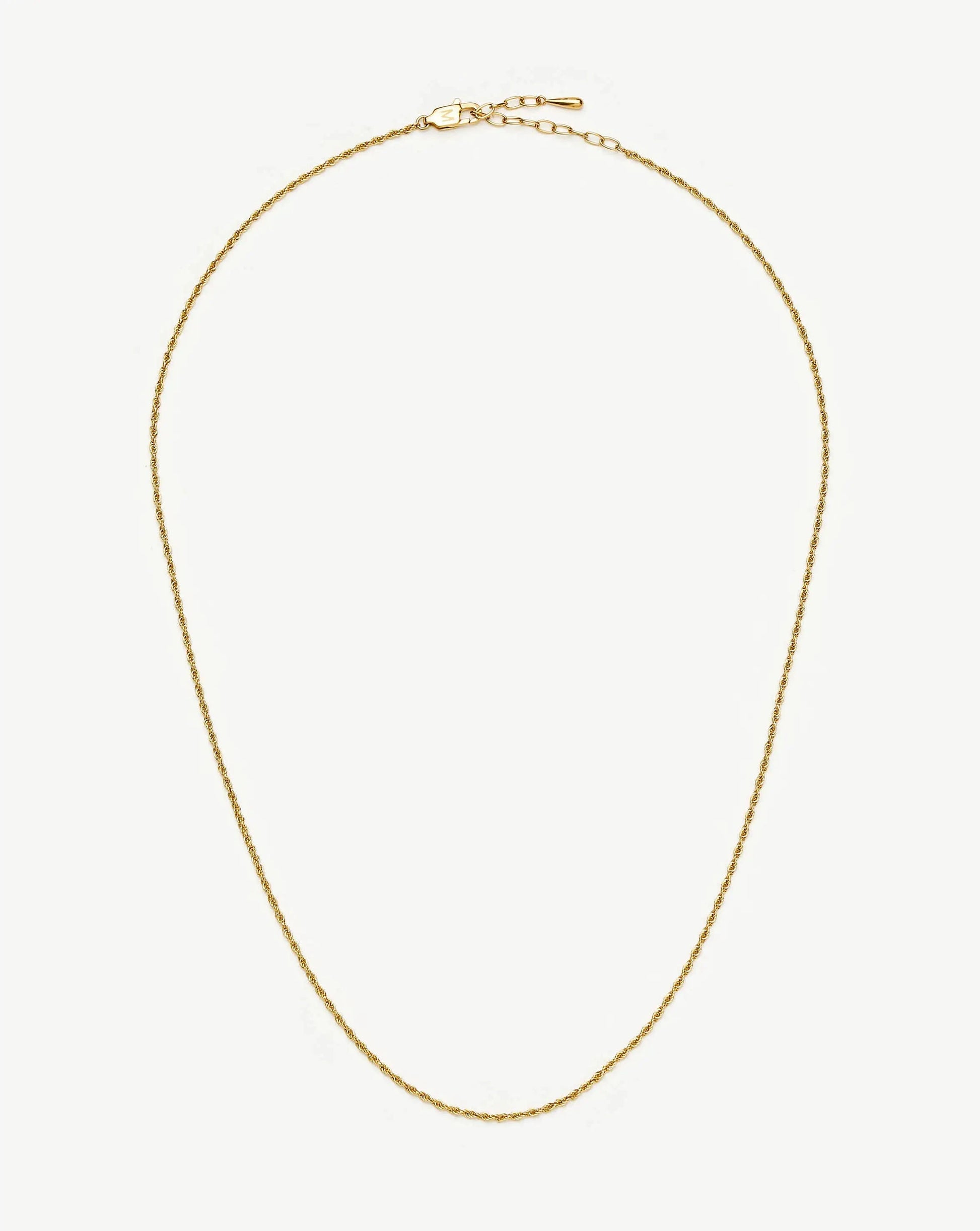 Medium Rope Chain Necklace | 18ct Gold Plated Necklaces Missoma 