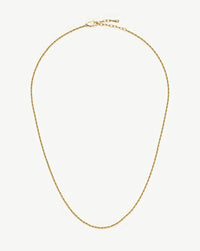 Medium Rope Chain Necklace | 18ct Gold Plated Necklaces Missoma 
