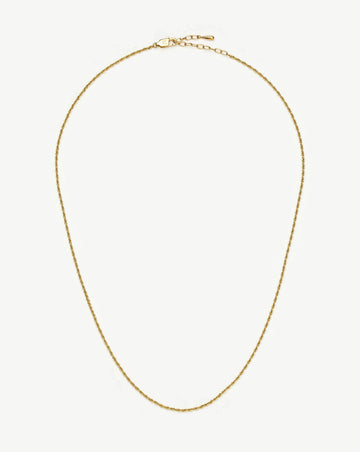 Medium Rope Chain Necklace | 18ct Gold Plated Necklaces Missoma 