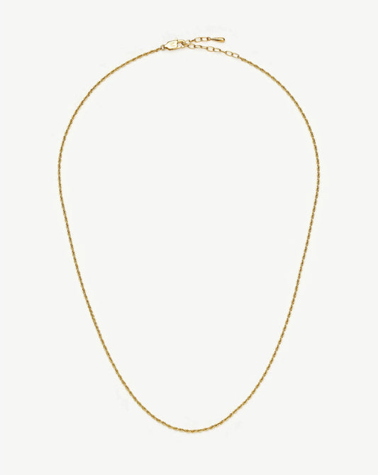 Medium Rope Chain Necklace | 18ct Gold Plated Necklaces Missoma 