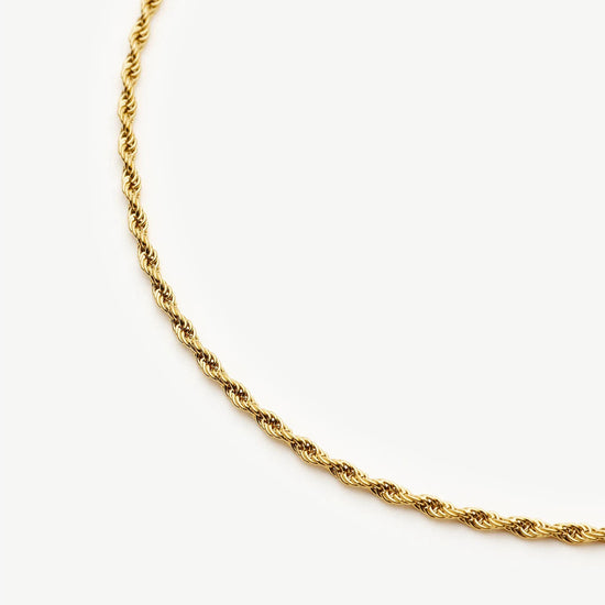 Medium Rope Chain Necklace | 18ct Gold Plated Necklaces Missoma 