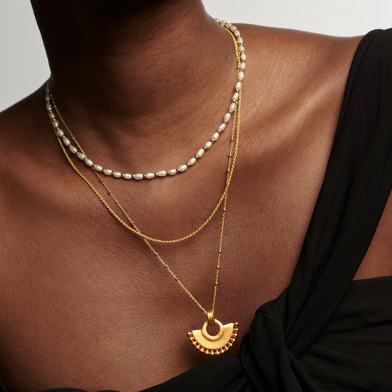 Medium Rope Chain Necklace | 18ct Gold Plated Vermeil Necklaces Missoma 