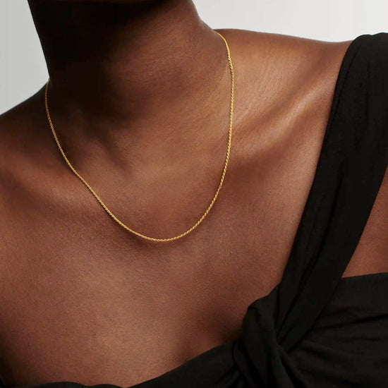 Medium Rope Chain Necklace | 18ct Gold Vermeil Necklaces Missoma 