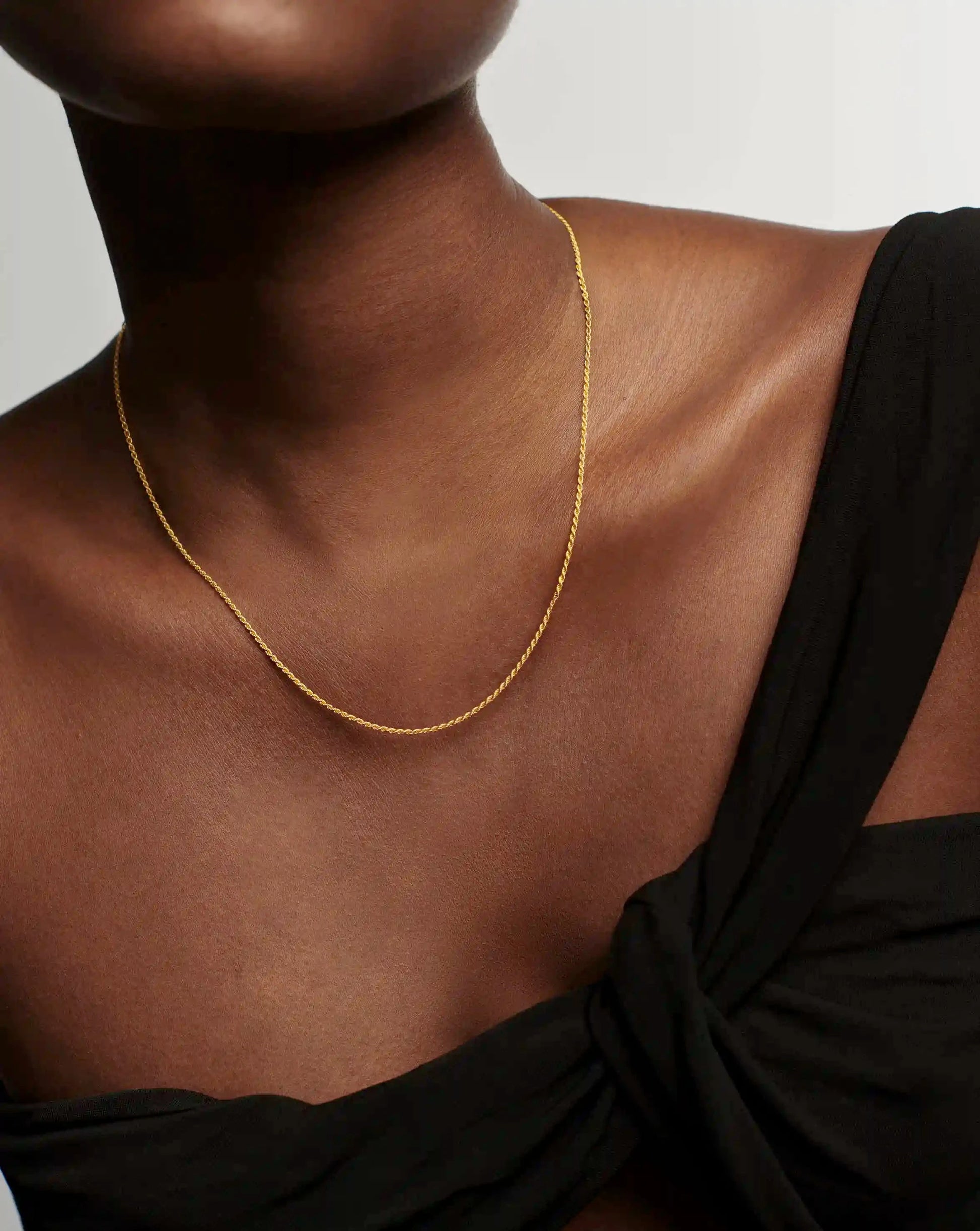 Medium Rope Chain Necklace | 18ct Gold Vermeil Necklaces Missoma 