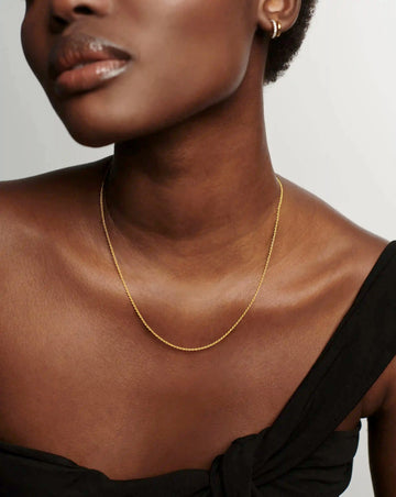 Medium Rope Chain Necklace | 18ct Gold Vermeil Necklaces Missoma 
