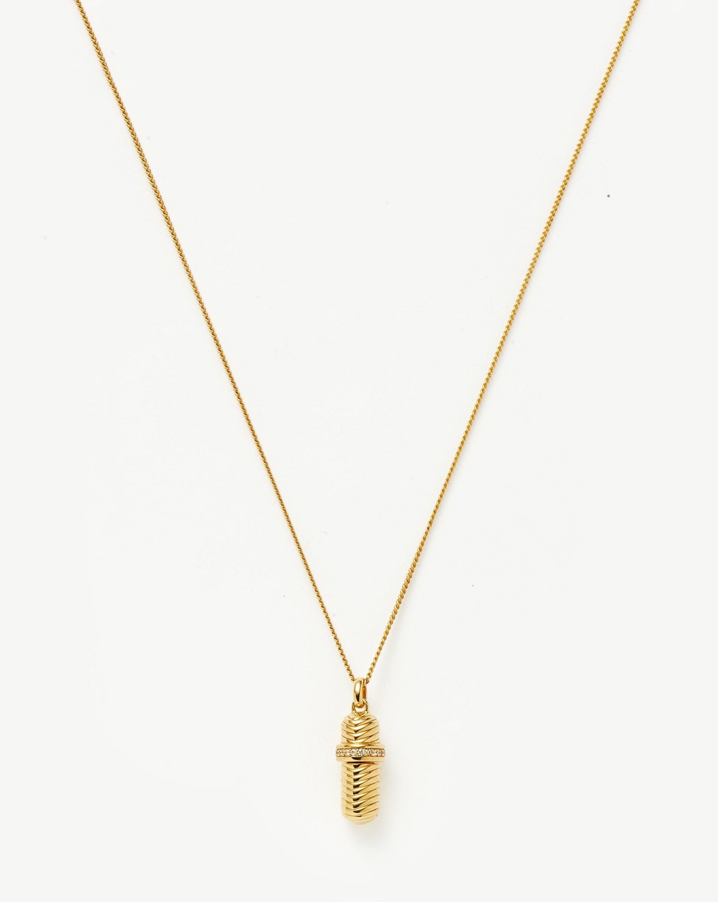 Message in a Bottle Ridge Pendant Necklace Necklace Missoma 